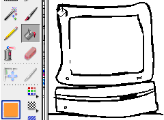 Pour paint can on Mac