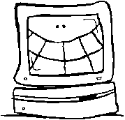 Smiling mac computer