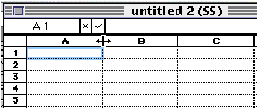 spreasheet cell example