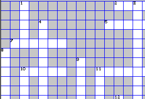 crossword puzzle piece